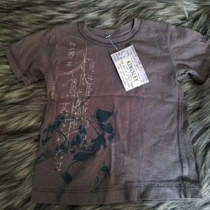 KiNGSLEY brand boys "rocket man" distressed tee